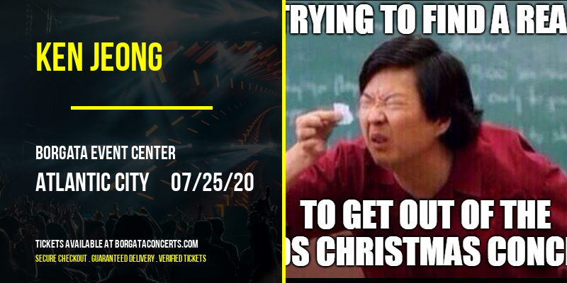 Ken Jeong [CANCELLED] at Borgata Event Center