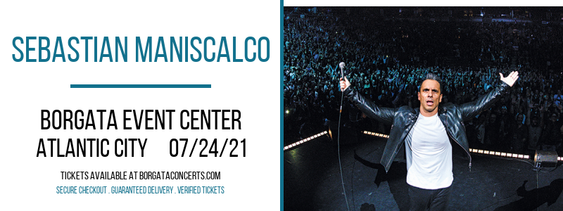 Sebastian Maniscalco at Borgata Event Center tickets Sebastian Maniscalco at Borgata Event Center