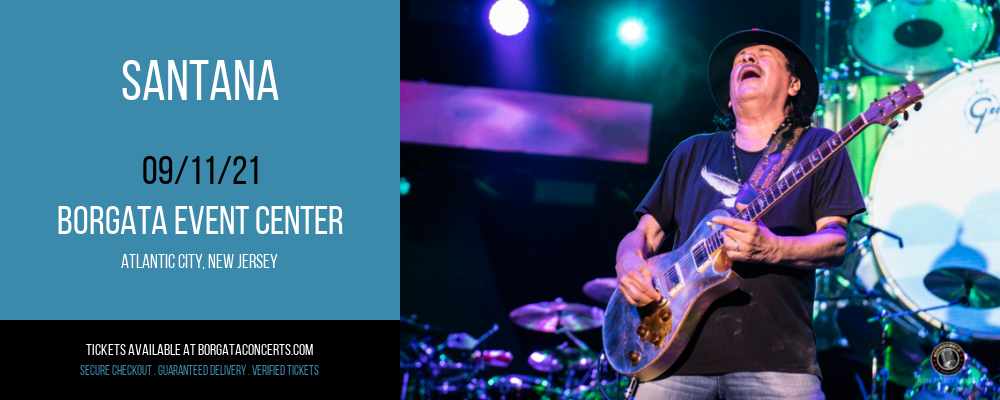 Santana at Borgata Event Center tickets Santana at Borgata Event Center