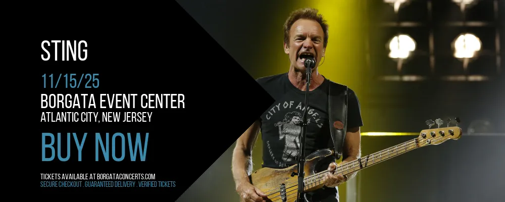 Sting at Borgata Event Center
